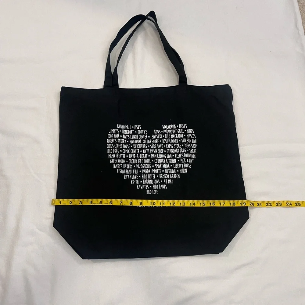 Debco Marumaru Hawaii Black Tote Bag - Picture 9 of 11
